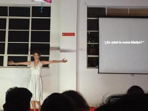 Syndrome Marilyn de Julie Pichavant La vida es una tombola - JuSyndrome Marilyn -Julie Pichavant -II Festival Internacional de Arte Contemporáneo de Manizales-Universidad Bellas Artes de Caldas-Colombia