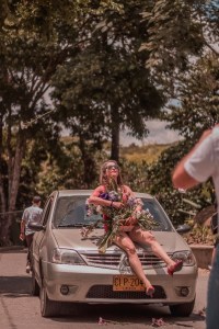 Julie Pichavant Santiago Zuluaga Performance Puta zona X Encuentro de Performance para la vida Maria Teresa Hincapié