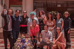 Julie Pichavant Santiago Zuluaga Performance Puta zona X Encuentro de Performance para la vida Maria Teresa Hincapié